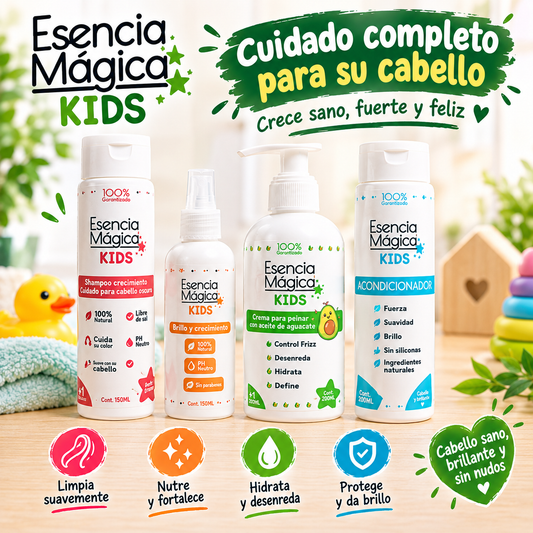 KIT PARA NIÑOS DE ACLARADOR Y CRECIMIENTO + ENVÍO GRATIS